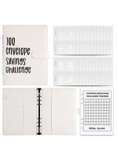 Y&D A5 Loose Leaf Book 100 Days Of Saving Money Saving Money Challenging Cash Envelopes Saving Money Couple Games Challenging Couple Gifts  - Image 1
