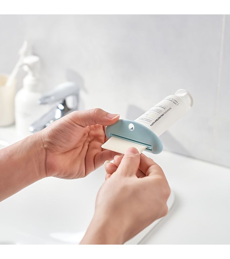 4pcs Manual Squeeze Tube Dispenser Set Plastic Bathroom Accessories - Image 2