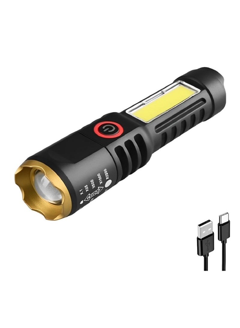 Zoomable Rechargeable Flashlight