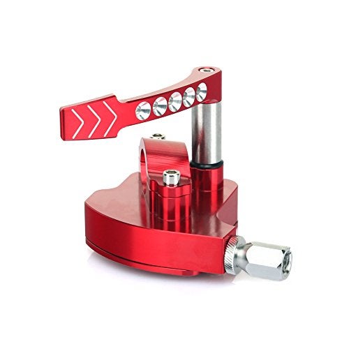 SFriding Universal 7/8" Handlebar Thumb Throttle, for Yamaha Banshee 350 Raptor 350 660R 700 YFZ450 Warrior 350 Bear Tracker 250, for Honda, for Suzuki, for Kawasaki, for Arctic Cat, Red - Image 1