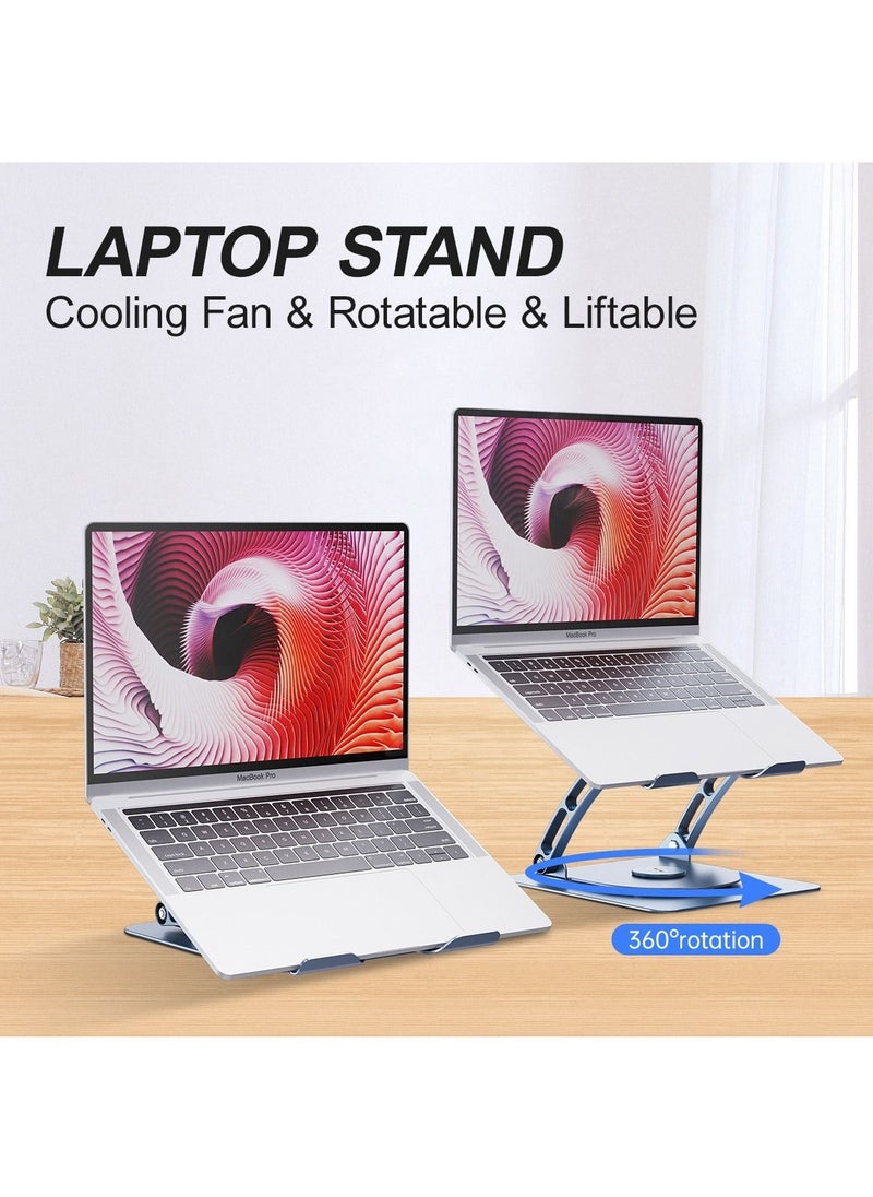 【قابلية الطي وقابلية النقل】 تم تصميم حامل الكمبيوتر المحمول القابل للتعديل هذا ليتم استخدامه في أي مكان. ما عليك سوى طي حامل الكمبيوتر المحمول هذا وهو خيارك الأفضل سواء كنت تدرس في المنزل أو تعمل في ا