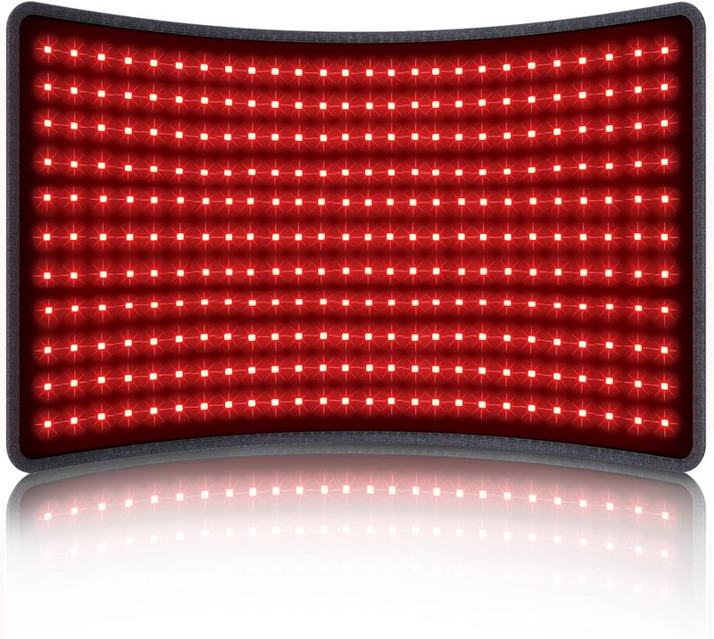 Comfytemp Comfytemp Large 24" x 12" Red Light Therapy for Body, FSA HSA Eligible Infrared Light Therapy Pad, Red Light Therapy Wrap with Pulse for Back Muscle Pain Relief, 4 Mode & 3 Strength