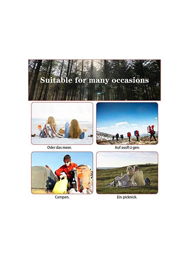 erorex EROREX Mini Pocket Picnic Blanket, Durable Lightweight Waterproof Sand Proof Beach Camping Travel Mat Foldable Thin Ground Sheet for Outdoors Activities with a Carrying Bag(70 * 110 cm)  - Image 5