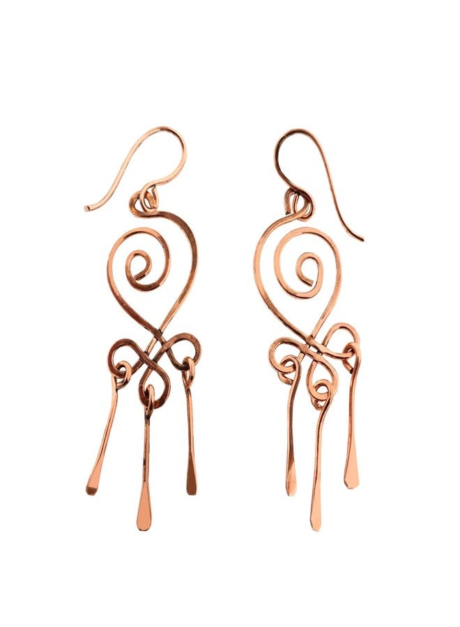 SHINDE EXPORTS copper earrings for women stylish traditional jhumka earring (Style 9) - Image 1