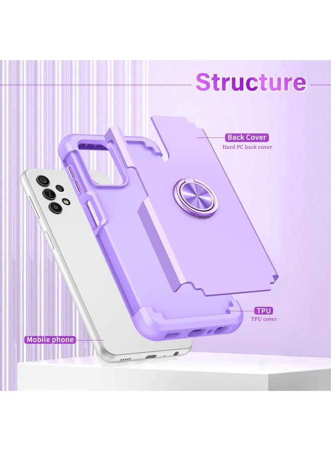 اس-توب جراب لهاتف Samsung Galaxy A13 4G / 5G / A32 5G L2 جراب هاتف مغناطيسي بحلقة دوارة - Image 2