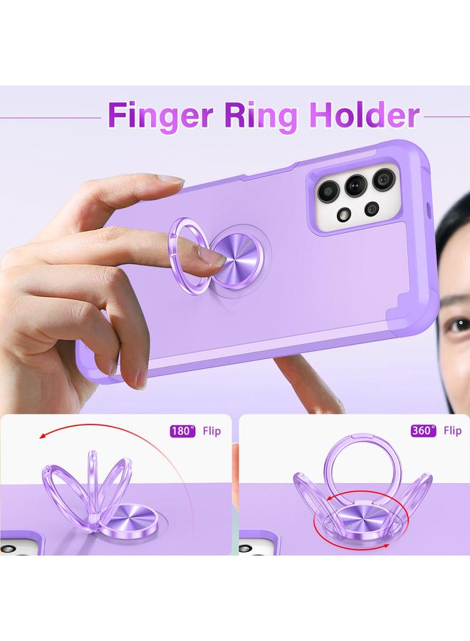 اس-توب جراب لهاتف Samsung Galaxy A13 4G / 5G / A32 5G L2 جراب هاتف مغناطيسي بحلقة دوارة - Image 3