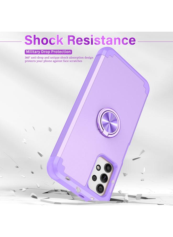 اس-توب جراب لهاتف Samsung Galaxy A13 4G / 5G / A32 5G L2 جراب هاتف مغناطيسي بحلقة دوارة - Image 5