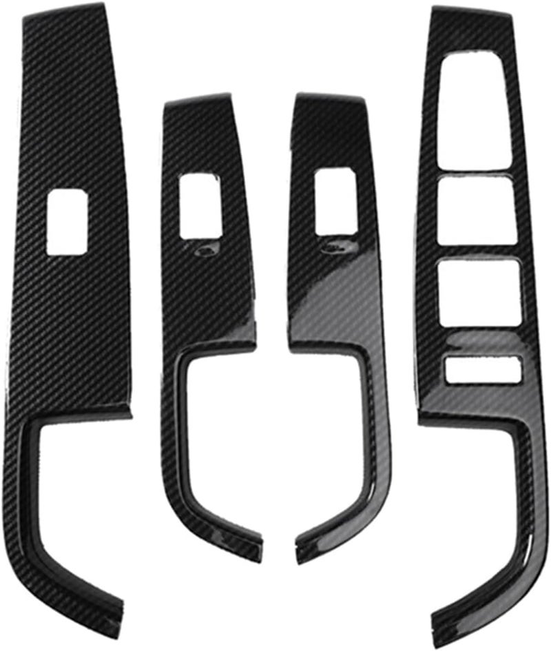 Yurefax غطاء مفتاح رفع النافذة من يوريفكس من ألياف الكربون لهيونداي سوناتا - Image 1