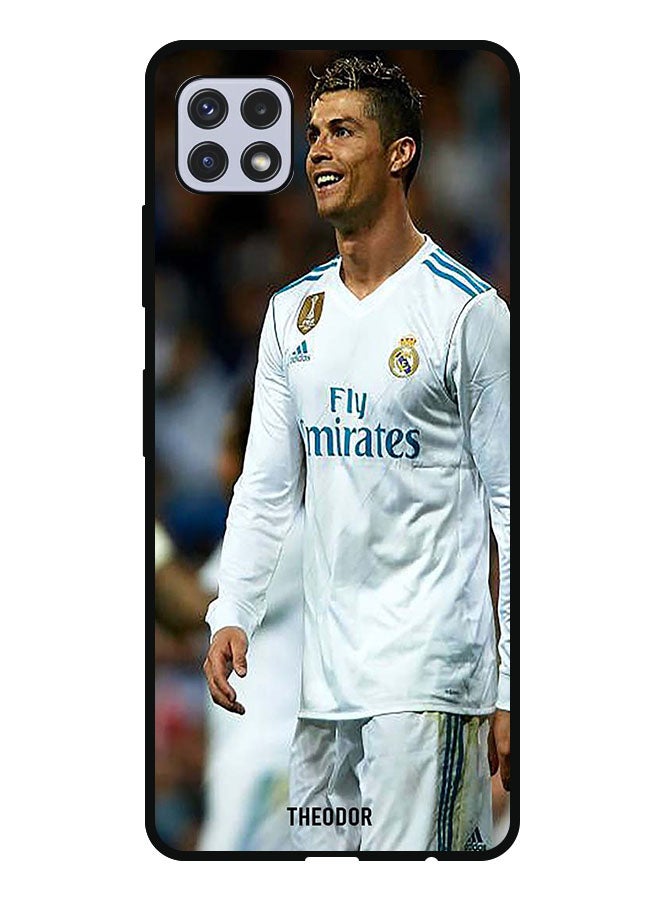 Theodor Protective Case Cover For Samsung Galaxy A22 5G Ronaldo Smiling - Image 1