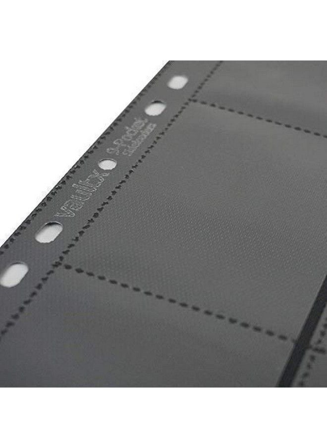 Vault X ® Sideloaders 9 Pocket A4 Trading Card Binder Pages Storage Wallet 900 Side Loading Pockets For Tcg (50 Pages)  - Image 4