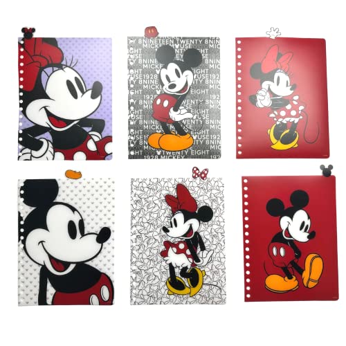 Innovative Designs Disney Minnie and Mickey Mouse Journal Notebook, Spiral Bound, 144 Lined Pages, 8 x 7 inches, Red - Image 4