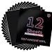 Lya Vinyl Black Permanent Vinyl 12 Pack Matte Vinyl for Cutting Machine 12x12 Self Adhesive Vinyl Sheets for Decor Sticker Party Decoration Craft Projects - Image 2