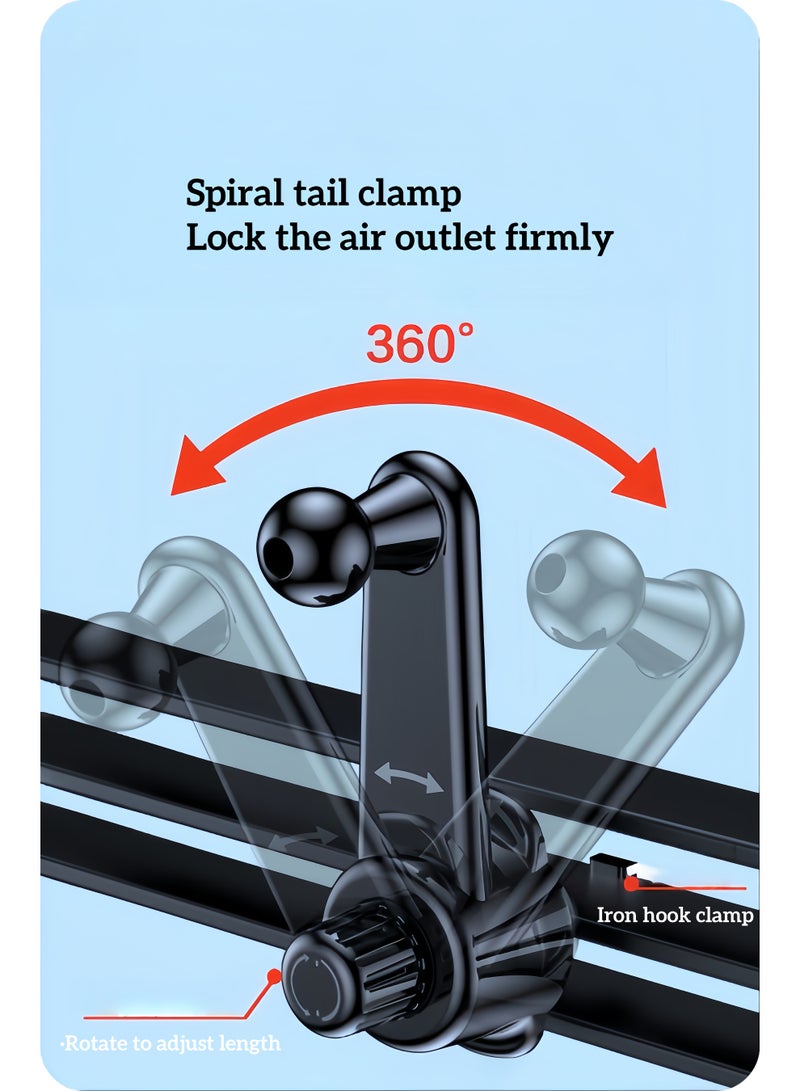 Mobile phone car holder air outlet special car support navigation universal fixed car interior 2025 new model - Image 4