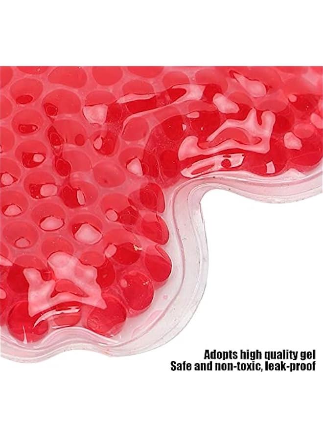 Generic Red Heart-Shaped Hot Cold Compress Ice Pack, 2 Sizes Soft Home Beauty Salon Gel Bead for Pain Relief (M)  - Image 3