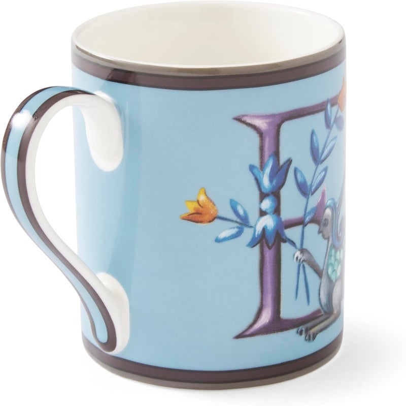 Spode Kit Kemp 12oz Alphabet Mug  Letter E Unique Stylish Pattern  Fine China  Dishwasher Safe  For Coffee and Tea  Fabulous Gift  Home or Office Use - Image 4