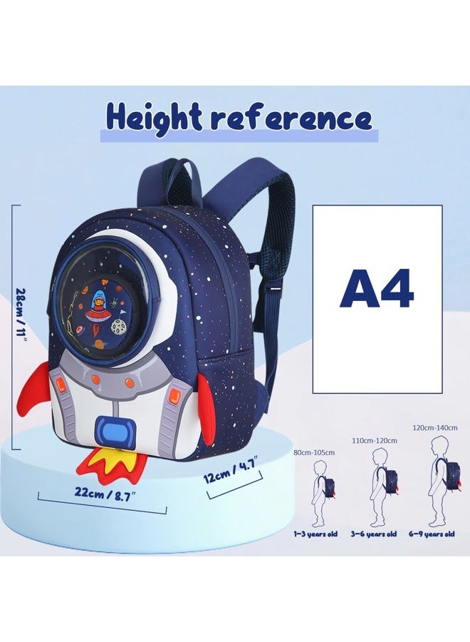 yisibo (Rocket with Safety Leash(3-9 Years)) - Rocket Toddler Backpack with Leash,3-9 Years Anti-lost Kids Backpack,Children Backpack for boys girls - One Size - Image 4