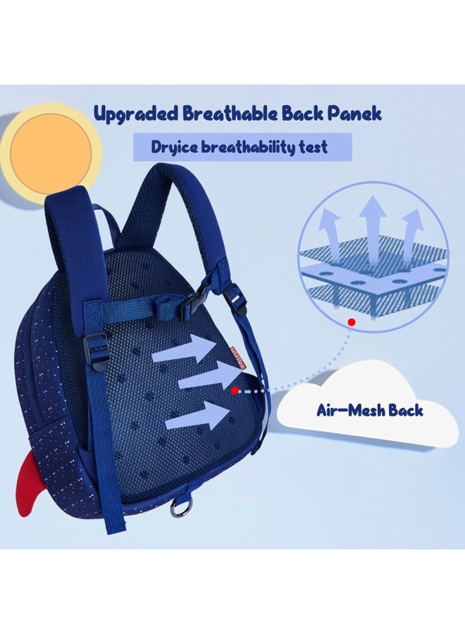 yisibo (Rocket with Safety Leash(3-9 Years)) - Rocket Toddler Backpack with Leash,3-9 Years Anti-lost Kids Backpack,Children Backpack for boys girls - One Size - Image 2