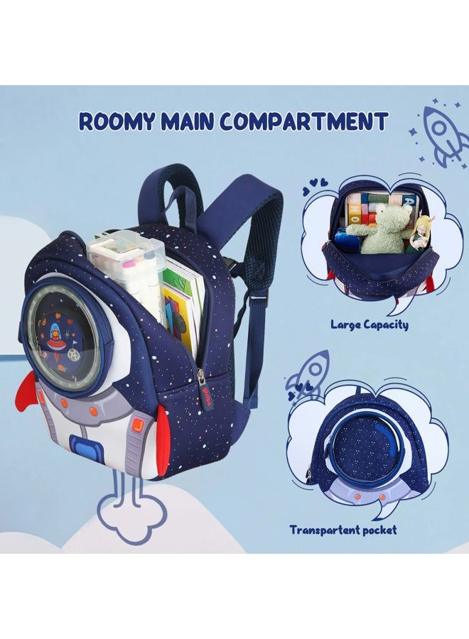 yisibo (Rocket with Safety Leash(3-9 Years)) - Rocket Toddler Backpack with Leash,3-9 Years Anti-lost Kids Backpack,Children Backpack for boys girls - One Size - Image 5