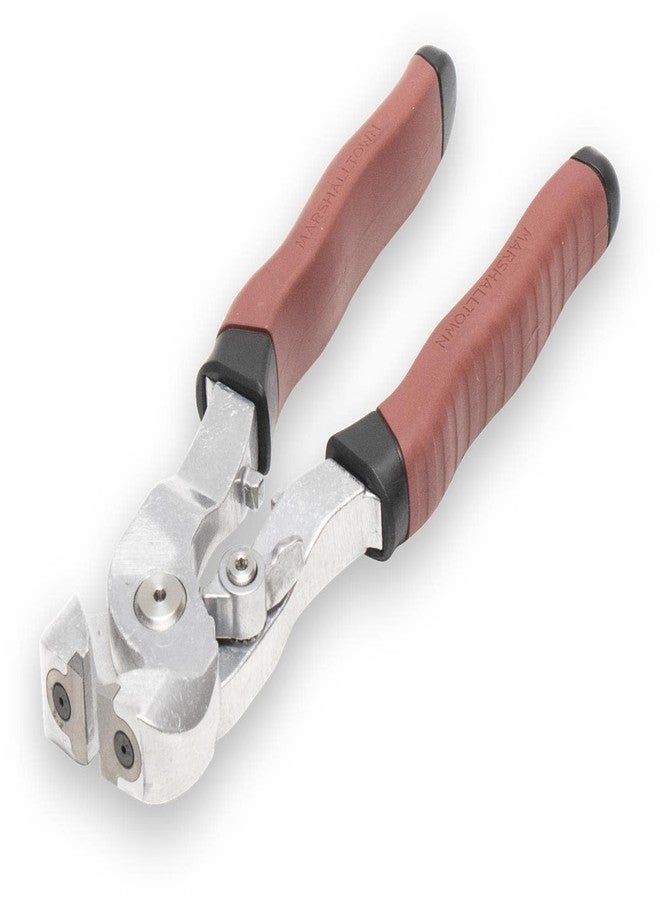 MARSHALLTOWN Straight Tile Nipper, Ceramic, Porcelain, Tungsten Carbide, DuraSoft Handle, Made in The USA, SN1 - Image 1