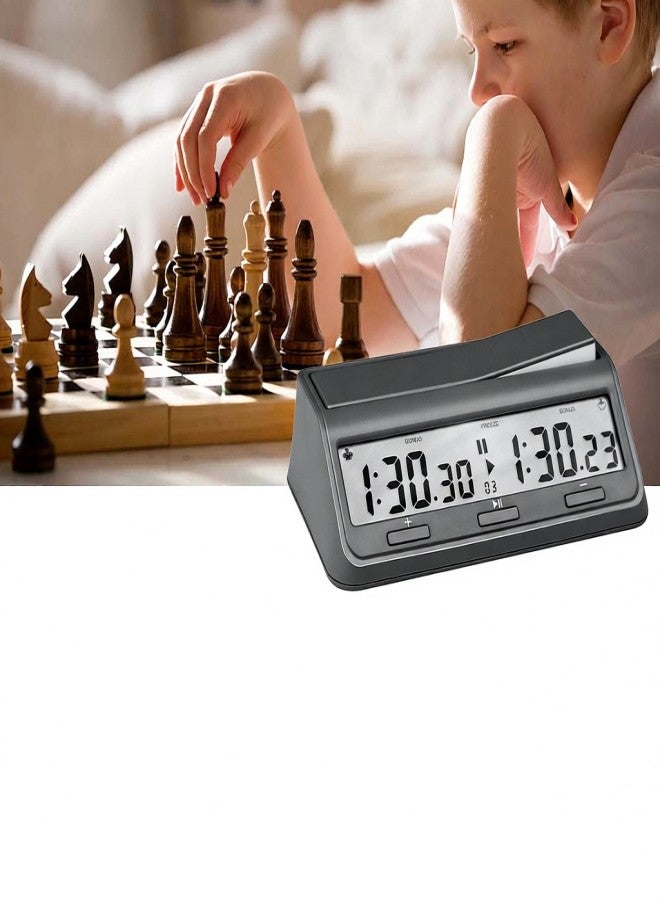 LEAP Chess Clock Digital Chess Timer Professional for Board Games Timer with 37 Preset Programme Countdown/ Increment Delay Byo-yomi Restricted Moves Restrict Time Feature - Image 4