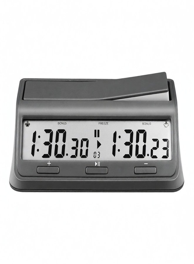 LEAP Chess Clock Digital Chess Timer Professional for Board Games Timer with 37 Preset Programme Countdown/ Increment Delay Byo-yomi Restricted Moves Restrict Time Feature - Image 1