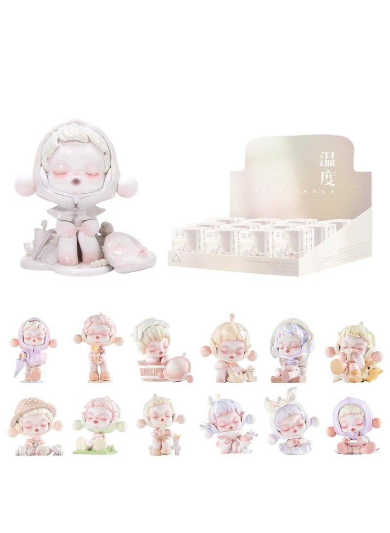 Warmth SKULLPANDA Warmth Series, SKULLPANDA Blind Box Figures, Random Design Action Figures Collectible Toys Home Decorations, Holiday Birthday Gifts for Girls and Boys, Single Box - Image 1