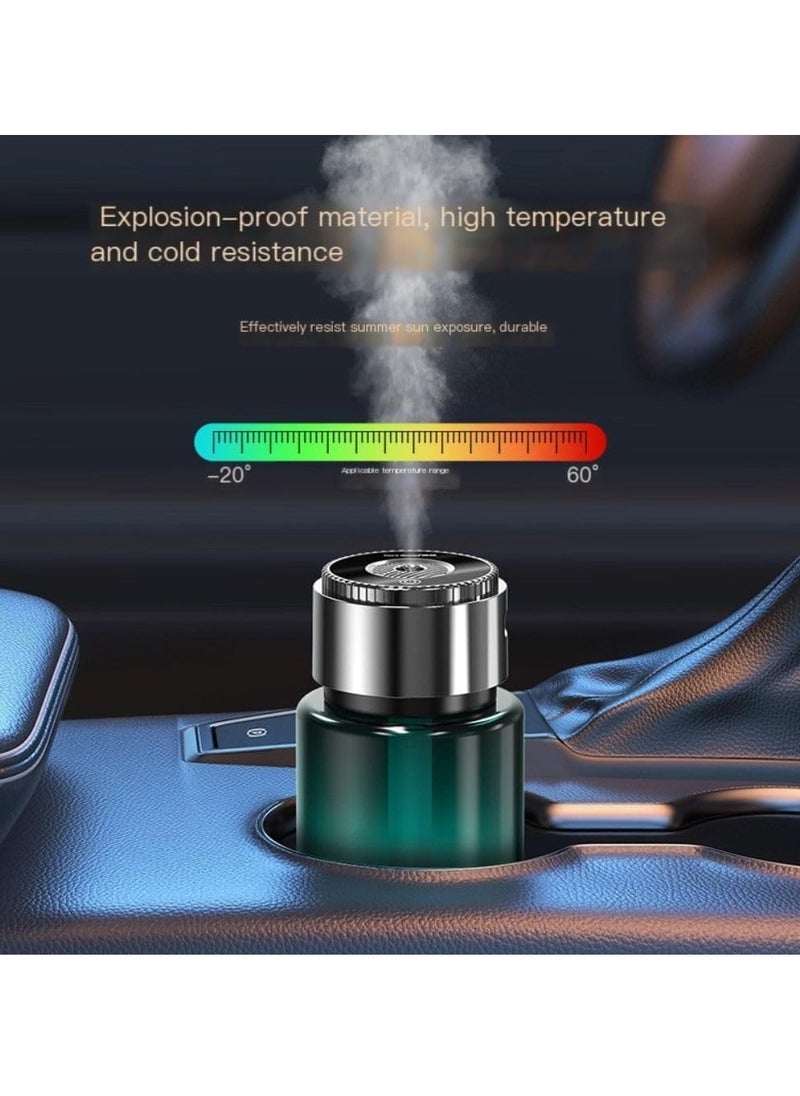 Car Fragrance | Perfume | Diffuser Humidifier | Aromatherapy | Portable Diffuser | Air Freshener | Multi-Mode Adjustable | Essential Oil (Green, 160ML, French Spices)