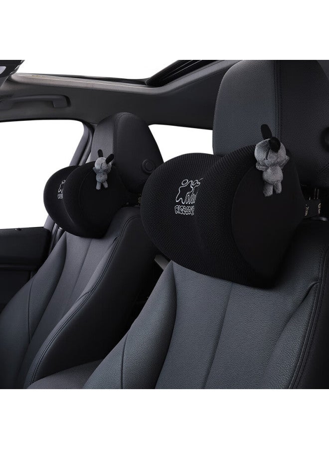 Icaroom Car Headrest And Lumbar Support, In-car Neck Pillow, Driving Back Support Cushion, Backrest And Lumbar Pillow Accessories - Image 4