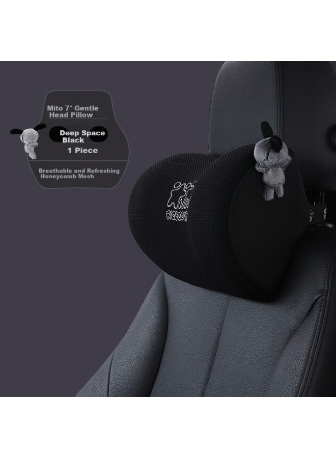 Icaroom Car Headrest And Lumbar Support, In-car Neck Pillow, Driving Back Support Cushion, Backrest And Lumbar Pillow Accessories - Image 2