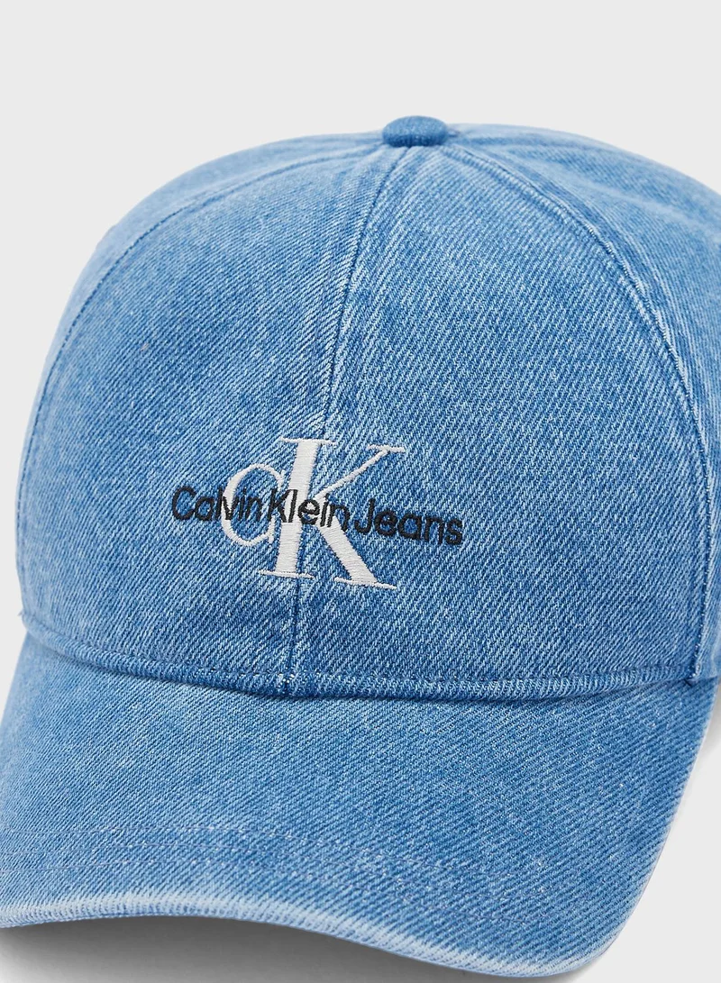 Calvin Klein Jeans Logo Detailed Curved Peak Cap