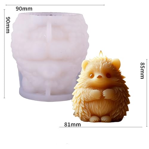 EVERELAM Flower Animal Cylinder Molds Silicone Wave Spiral Candle Mold - Silicone Resin Casting Molds for Candle & Resin & Soap Craft Supplies - Image 3