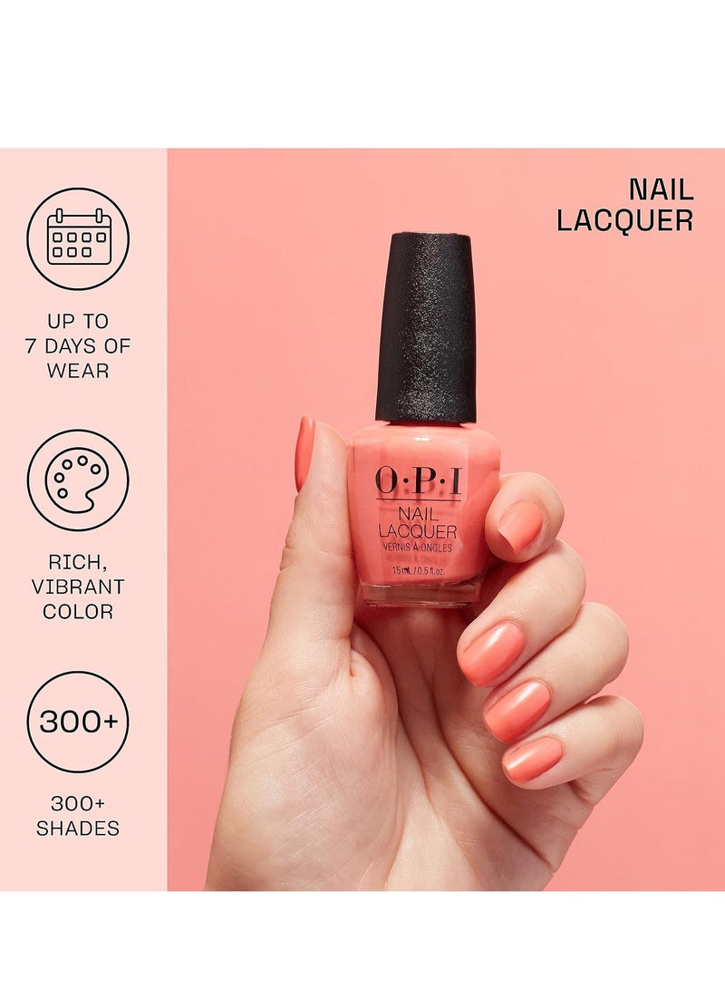 أو بي آي O.P.I طلاء أظافر 15 مل طلاء أظافر يدوم طويلاً ومقاوم للتشقق - Image 3
