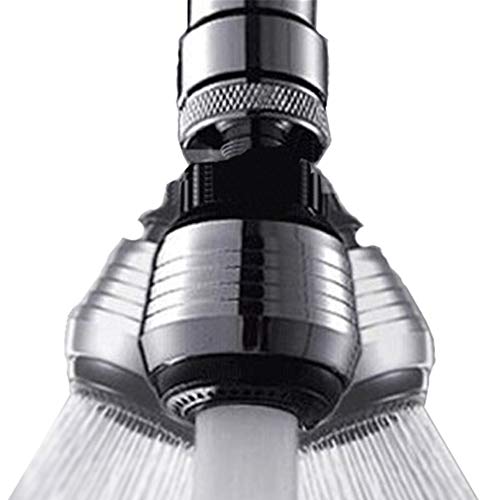 AntranStore 2 Pack Faucet Filter Aerator Sprayer, Sink 360 Swivel Water Tap Saving for Kitchen Bathroom (Short) - Image 4