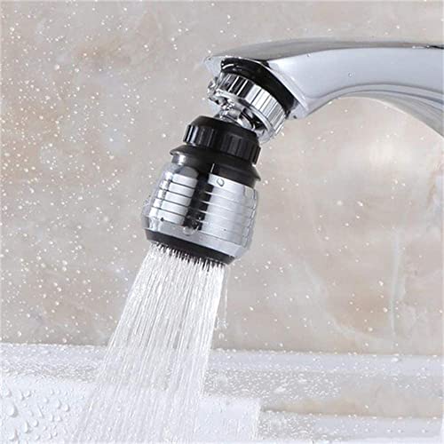 AntranStore 2 Pack Faucet Filter Aerator Sprayer, Sink 360 Swivel Water Tap Saving for Kitchen Bathroom (Short) - Image 2