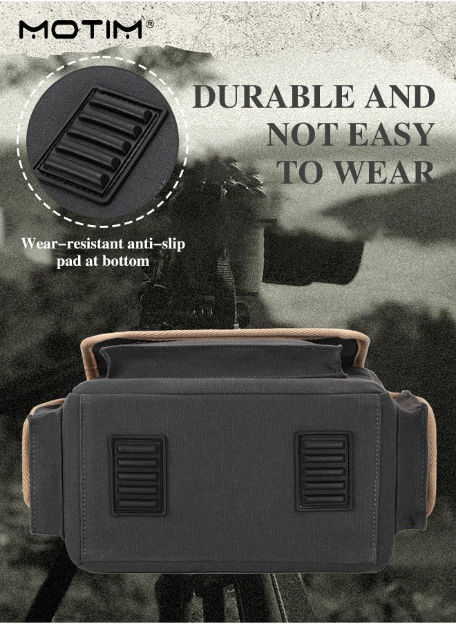 Motim - Camera Messenger Bag Protective Bag, Waterproof DSLR/SLR/Mirrorless Camera Bag Camera Crossbody Shoulder Bag Photography Bag for Canon/Nikon/Sony/Panasonic/Olympus - Image 1