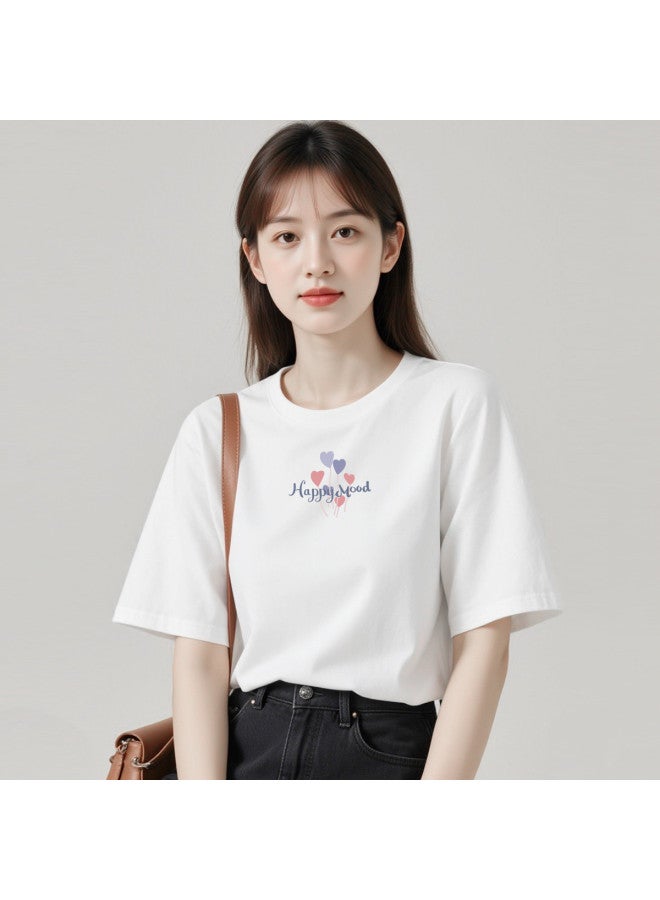 Your Sun Women'S T-Shirt Short Sleeve Top Half Sleeve Printed Undershirt Can Be Worn Alone Or As Innerwear - Image 2