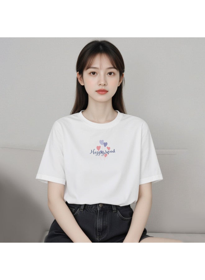 Your Sun Women'S T-Shirt Short Sleeve Top Half Sleeve Printed Undershirt Can Be Worn Alone Or As Innerwear - Image 3