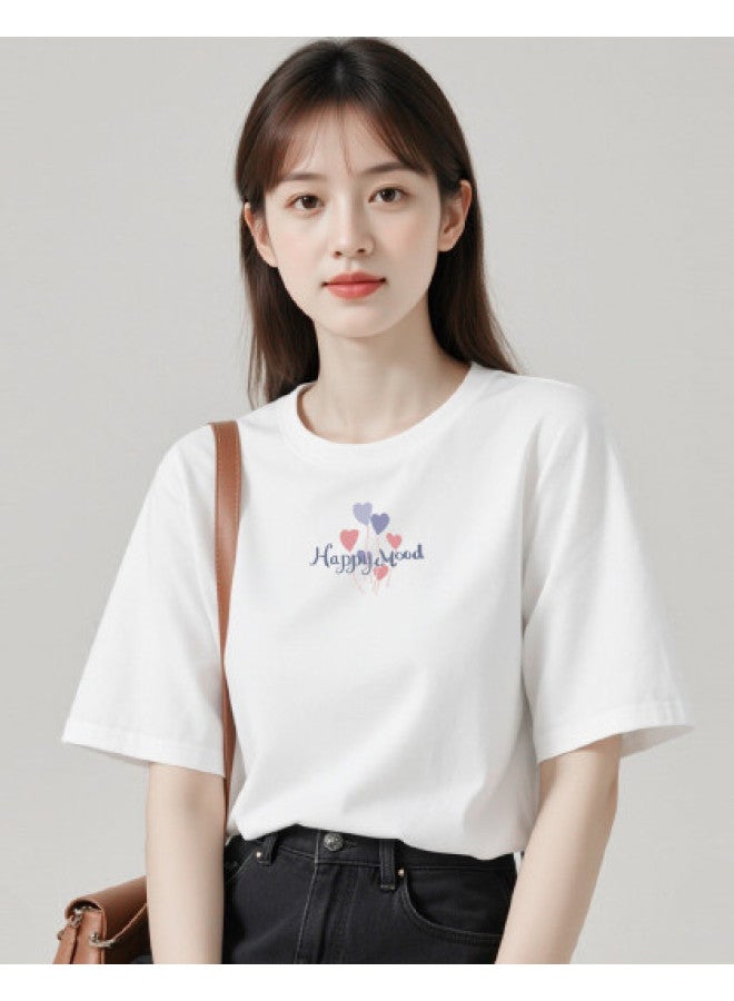 Your Sun Women'S T-Shirt Short Sleeve Top Half Sleeve Printed Undershirt Can Be Worn Alone Or As Innerwear - Image 1