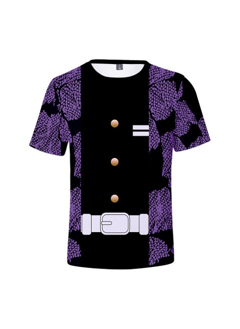 3D Digital Printed Cardigan Short Sleeved Top Cosplay Suit