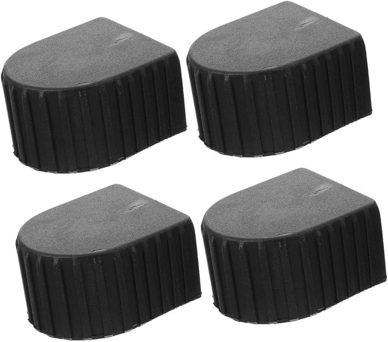4 Pcs Non Slip Ladder Foot Covers 5.50x4.50x2.90cm Safety Cap Replacements - Image 1