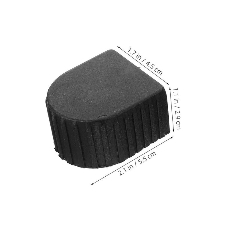 4 Pcs Non Slip Ladder Foot Covers 5.50x4.50x2.90cm Safety Cap Replacements - Image 3