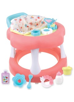 JC Toys - For Keeps Playtime! | Baby Doll Walker Gift Set | Fits Dolls up to 17" | Cloth Seat for easy use and Play Accessories | Ages 2+