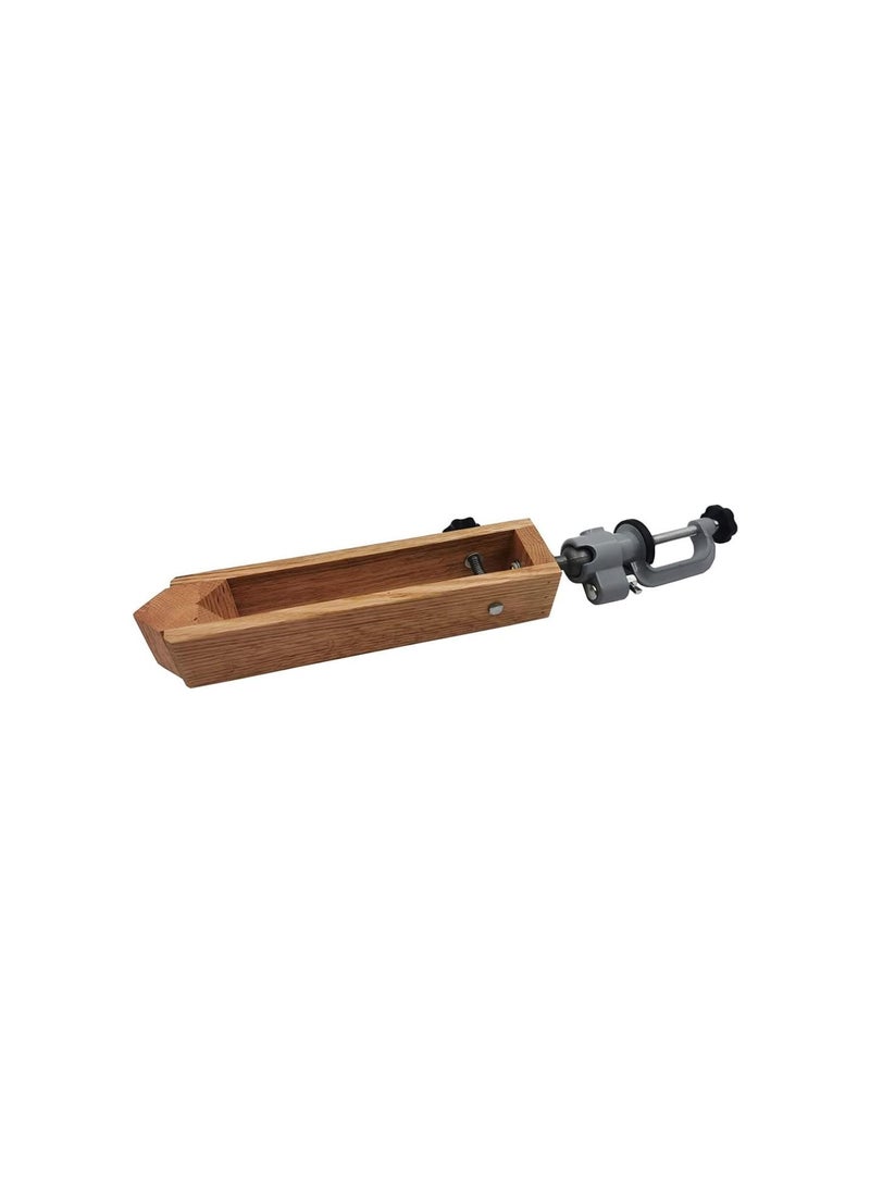 Generic - Leather Pony Clamp Leather Stitching Pony 360 Rotation Stitching Pony Lacing Pony Universal Leather Pony Clamp Tools Leather Sewing Wooden Leathercraft Speedy Stitcher Leather Stitching Kit Big Size - Image 1