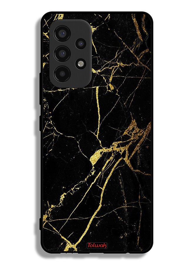 Tolwak Samsung Galaxy A53 5G Protective Case Cover Crack Marble - Image 1