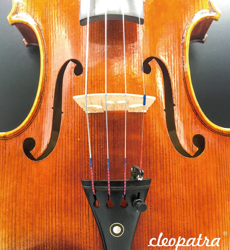 Cleopatra Handmade Violin Strings: 1 Pack + 1 Extra E. Synthetic Core, Medium Gauge, Ball End, 4/4. - Image 3