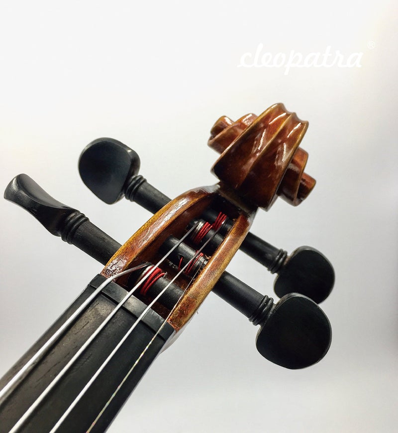 Cleopatra Handmade Violin Strings: 1 Pack + 1 Extra E. Synthetic Core, Medium Gauge, Ball End, 4/4. - Image 4