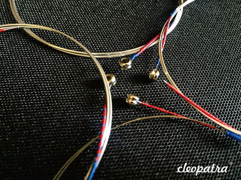Cleopatra Handmade Violin Strings: 1 Pack + 1 Extra E. Synthetic Core, Medium Gauge, Ball End, 4/4. - Image 5