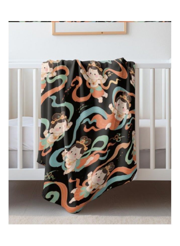 عام بطانية رقيقة من الفانيلا (دافئة ومريحة، ومناسبة للنوم واستخدام الألعاب وإزالة الغبار ومقاومة للرمل) 150 سم * 200 سم - 9 - Image 3