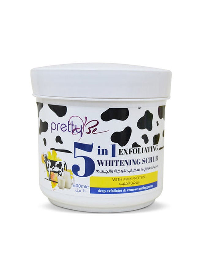 بريتي بي مقشر 5 في 1 للوجه والجسم بخلاصة بروتين الحليب 550 مل - Image 1