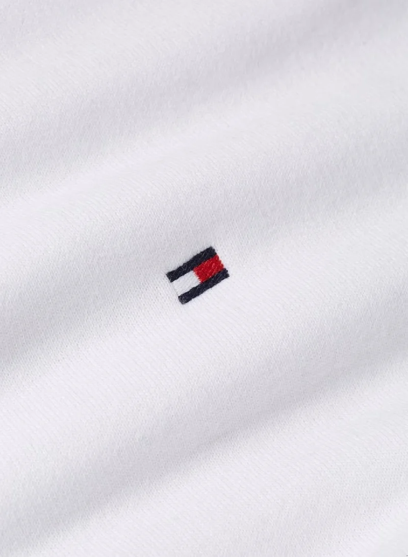 Tommy Hilfiger white Fleece Drawstring Hoody for Men | Best Price UAE